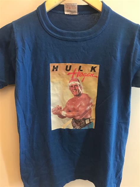 Vintage Hulk Hogan Ringer Shirt 1980s Iron on Youth - Etsy