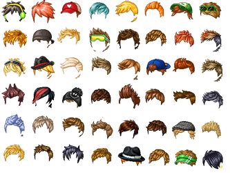 Fantage Pack - Hair (GUYS) by Fantage-CustomMaker | Pixel art characters, Cool pixel art, Pixel ...