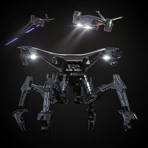 ArtStation - Terminator 2 - HK-Aerial and HK-Centurion (Low-Poly)