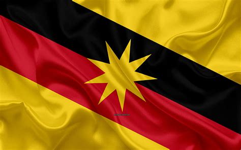 Sarawak Flag Colouring