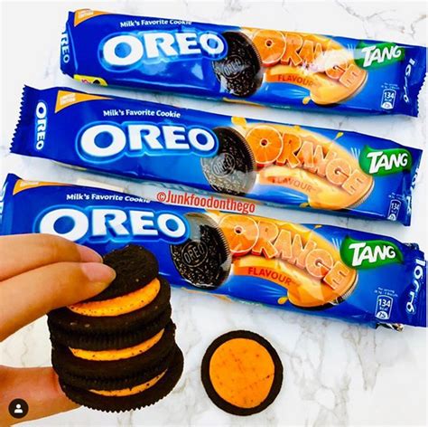 NEW 🍊 Orange Tang Oreo’s from Dubai | Oreo flavors, Oreo, Oreo cookie flavors