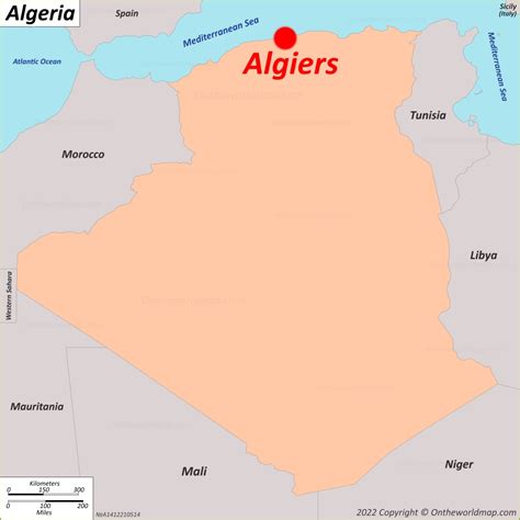 Algiers Map | Algeria | Detailed Maps of Algiers (Alger)