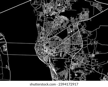 Vector City Map Rajahmundry Republic India Stock Vector (Royalty Free ...