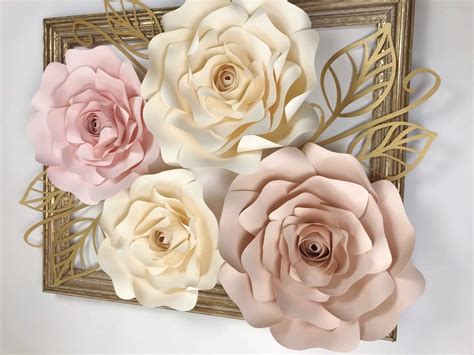 10+ Paper Flowers Wall Decor