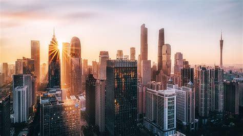 Guanzhou China, Guangzhou Skyline HD wallpaper | Pxfuel