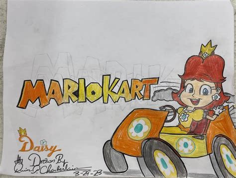 Mario Kart - Daisy by QCartoon2001 on DeviantArt