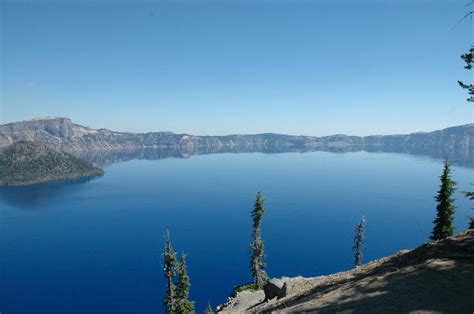 Water-filled stump of Mt. Mazama