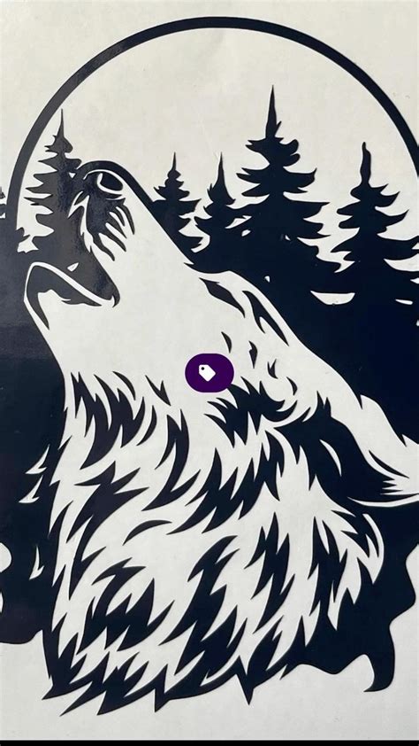 Wolf decal for walls! | Wall decals, Wall stickers, Vinyl wall decals