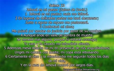 Salmo 23: Completo con explicación e imagenes