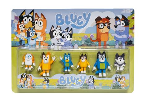 Bluey Family Figurines - 6 Piece | Shop Today. Get it Tomorrow! | takealot.com