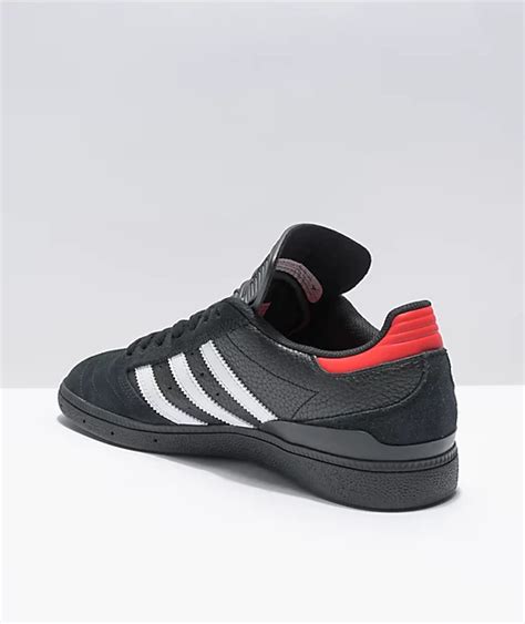 adidas Busenitz Black, White & Red Shoes