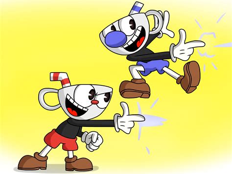 Cuphead and Mugman by JustSomePainter11 on DeviantArt