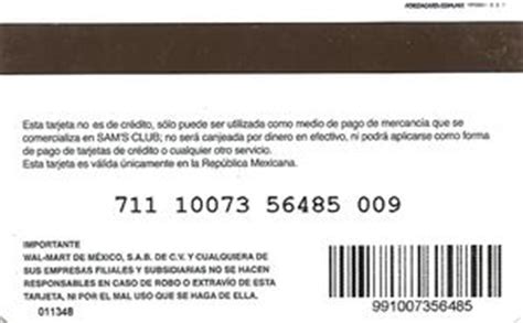 Tarjeta Regalo: Certificado de Regalo (Walmart, México(Sam´s) Col:MEX-WAL-158