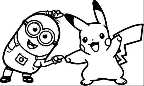 Pikachu E Lacaios para colorir, imprimir e desenhar - Colorir.Me