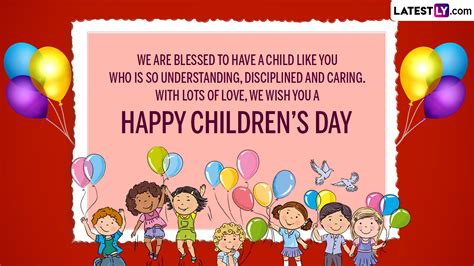 Happy Children’s Day 2022 Messages From Parents: Share These Beautiful Greetings and Lovely ...