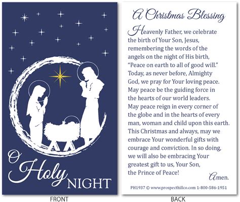 O Holy Night: A Christmas Blessing (100 count) – Prospect Hill Co.