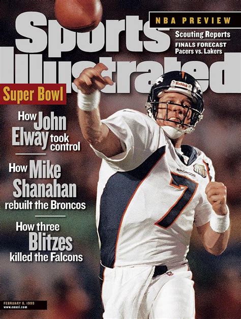 Denver Broncos Qb John Elway, Super Bowl Xxxiii Sports Illustrated ...