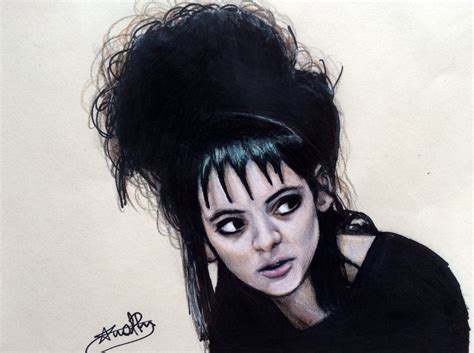 A color marker/pencil drawing of Lydia Deetz from Beetlejuice, enjoy ;) | Cartoon drawings ...