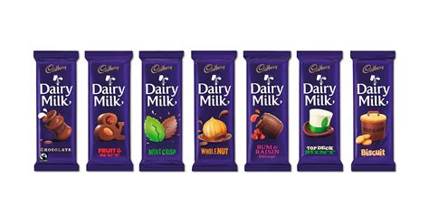 New Cadbury Dairy Milk Branding on Packaging of the World - Creative Package Design Gallery