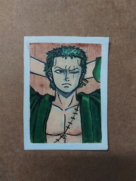 Polaroid of Zoro from One Piece ☠️🐒👒⚔️ Hope uh like it~~💜 Do like n share!! ️ nd subscribe for ...