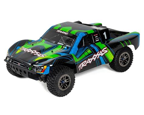 Traxxas Slash 4X4 "Ultimate" RTR 4WD Short Course Truck (Green ...