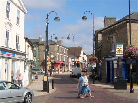 Stowmarket town centre © Andrew Hill :: Geograph Britain and Ireland