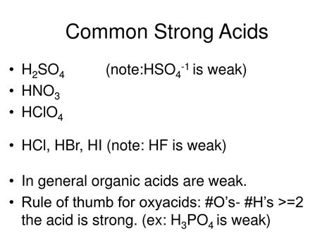 PPT - -Ionization Constants of Acids and Bases -Strengths of Acids and ...