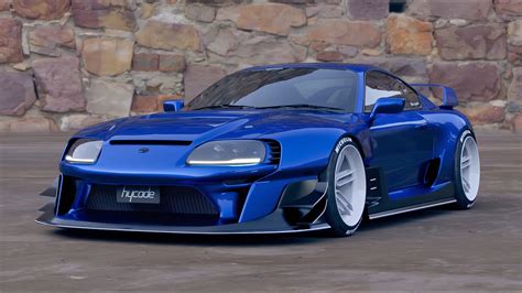 Toyota Supra MK4 Stage 1 Custom Wide Body Kit by Hycade Ver.1 Buy with ...