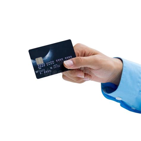 Closeup Of Hand Holding Credit Card Over White Background Stock Photo - Image: 36474520