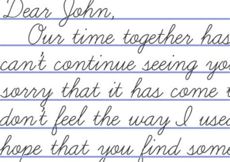 Write your dear john letter for you by Kaylorin