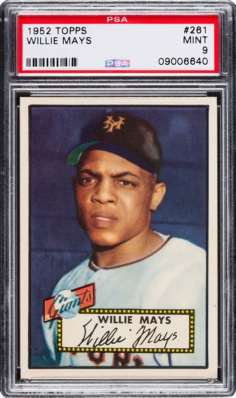 Willie Mays rookie card leads Heritage $11 million sports collectibles sale