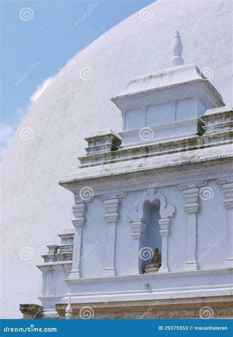 The Ruwanwelisaya Stupa in Anuradhapura Stock Image - Image of capital ...