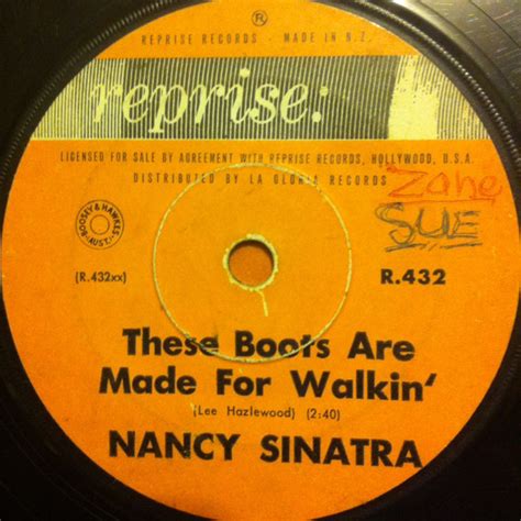 Nancy Sinatra - These Boots Are Made For Walkin' (1965, Vinyl) | Discogs