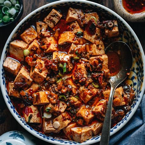 Vegetarian Mapo Tofu (Vegan) - Omnivore's Cookbook