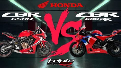 Honda CBR 650R vs CBR 600RR - YouTube