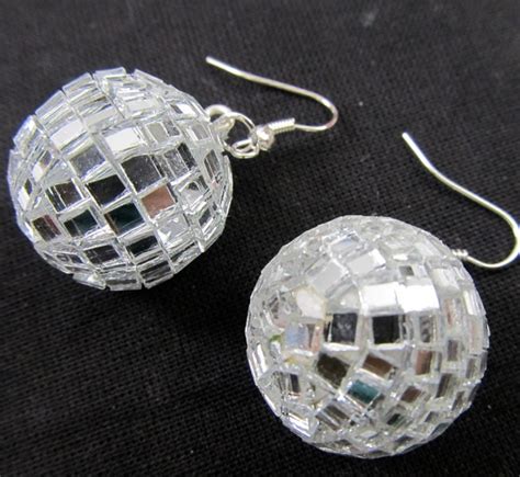 Disco ball earrings Mirror Ball Miniblings party by Miniblings