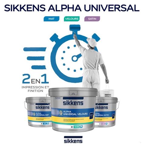 Alpha Universal Velours - SIKKENS - Comptoir Des Peintures - Reims