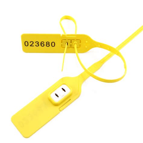 Plastic Security Seals Tamper Evident Numbered Locking Tag Tearing Off ...