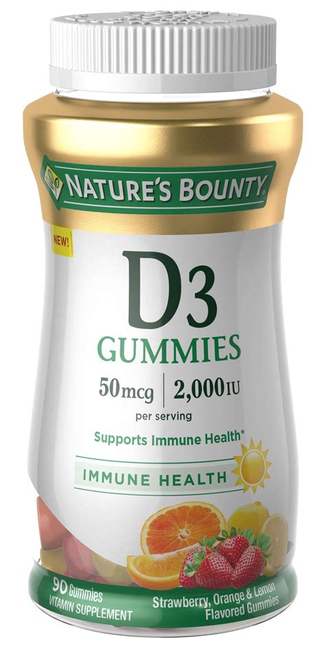 Nature's BountyÃ Â® Vitamin D, 90 Gummies - Walmart.com