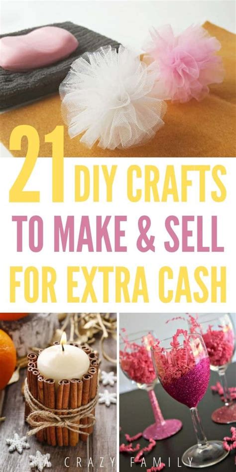 21 DIY Crafts To Make And Sell For Extra Cash | Diy gifts to sell, Easy crafts to make, Easy ...