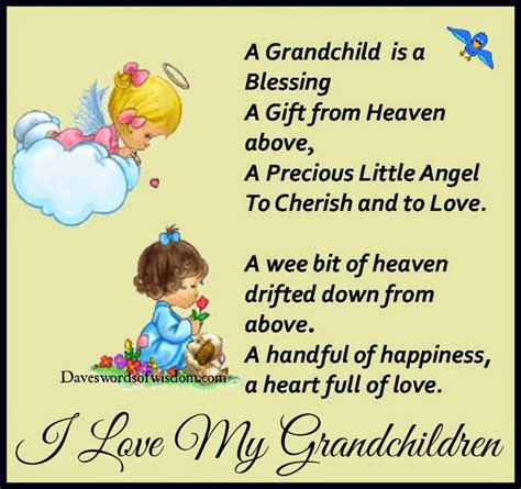 Daveswordsofwisdom.com: A Grandchild is a blessing.