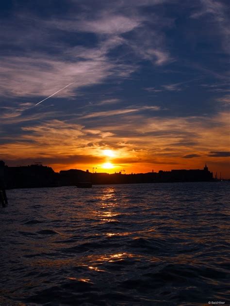 A Venice sunset on the Island of Giudecca