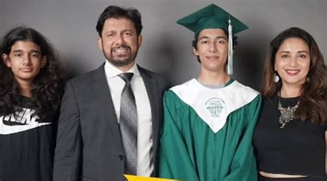 Madhuri Dixit posts family pic as son Arin graduates from high school ...