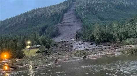 Alaska landslide destroys homes in wake of soaking atmospheric river; 3 ...