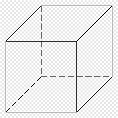 Cube Tiga Dimensi ruang Garis geometri Padat, kotak karton 3d persegi panjang, sudut, putih png ...