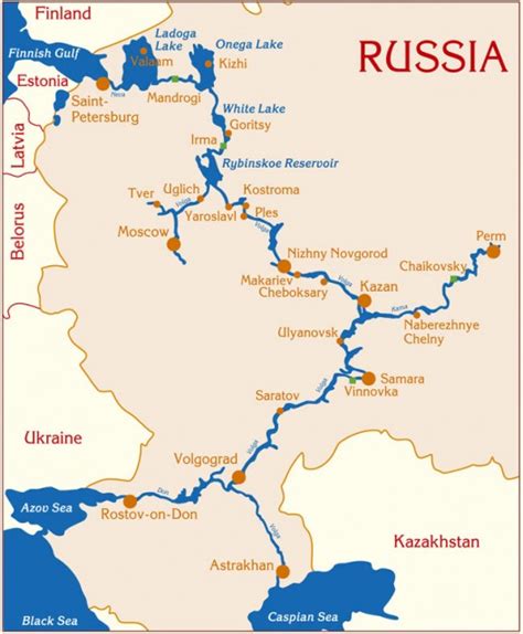 Black Sea Rivers Map