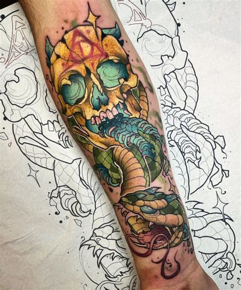 30+ Death Eater Tattoos Every Harry Potter Fan Wants To Get - 100 Tattoos