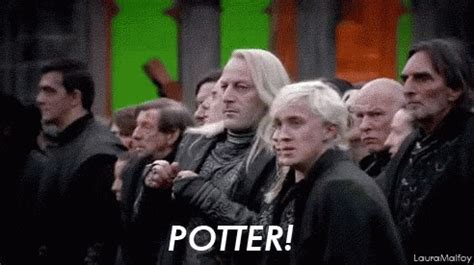 Harry Potter Draco Malfoy GIF - Harry Potter Draco Malfoy Charging ...