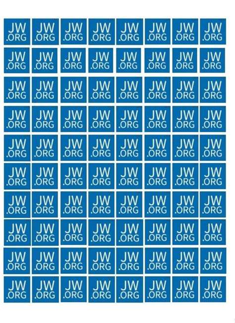 the jwj org logo is shown in blue and white, as well as several letters