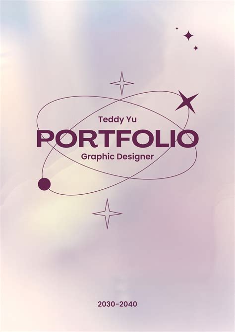 Portfolio Cover Page Design Ideas